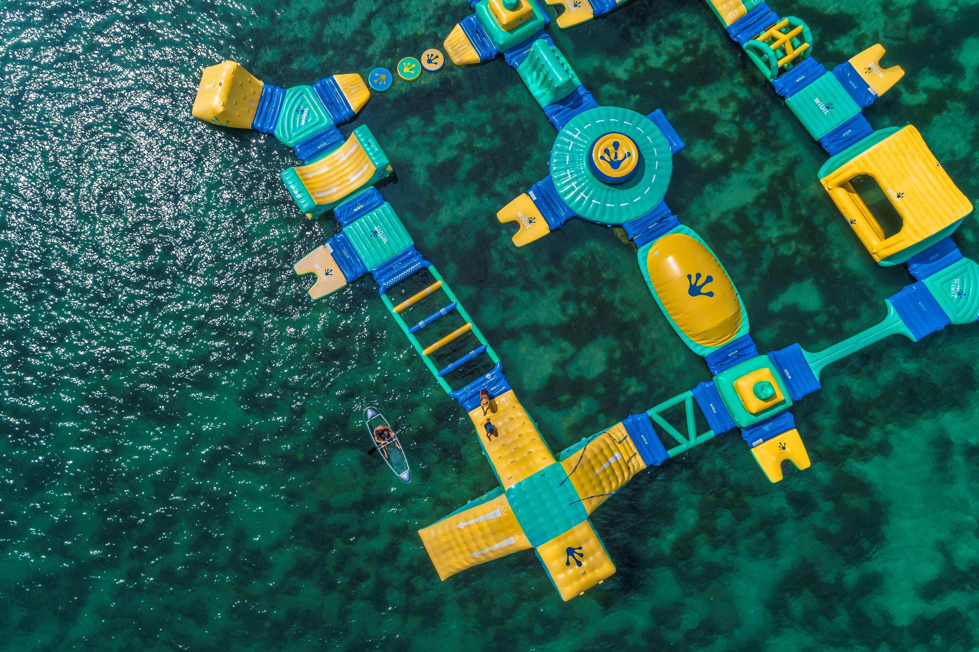 Shangri-La Yanuca Island, Fiji Voua Exterior photo Aerial view of the water park