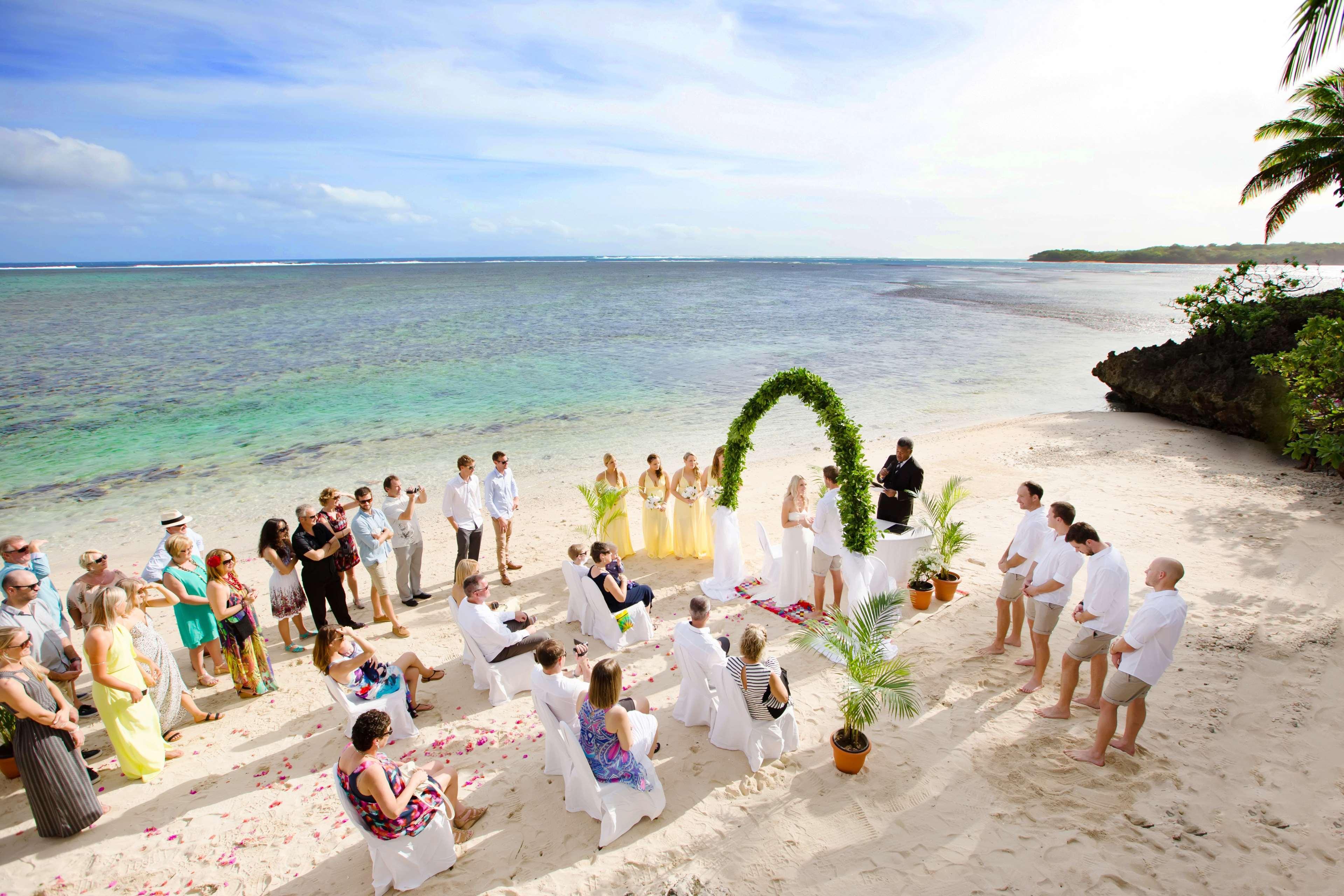 Shangri-La Yanuca Island, Fiji Voua Exterior photo A beach wedding in Fiji