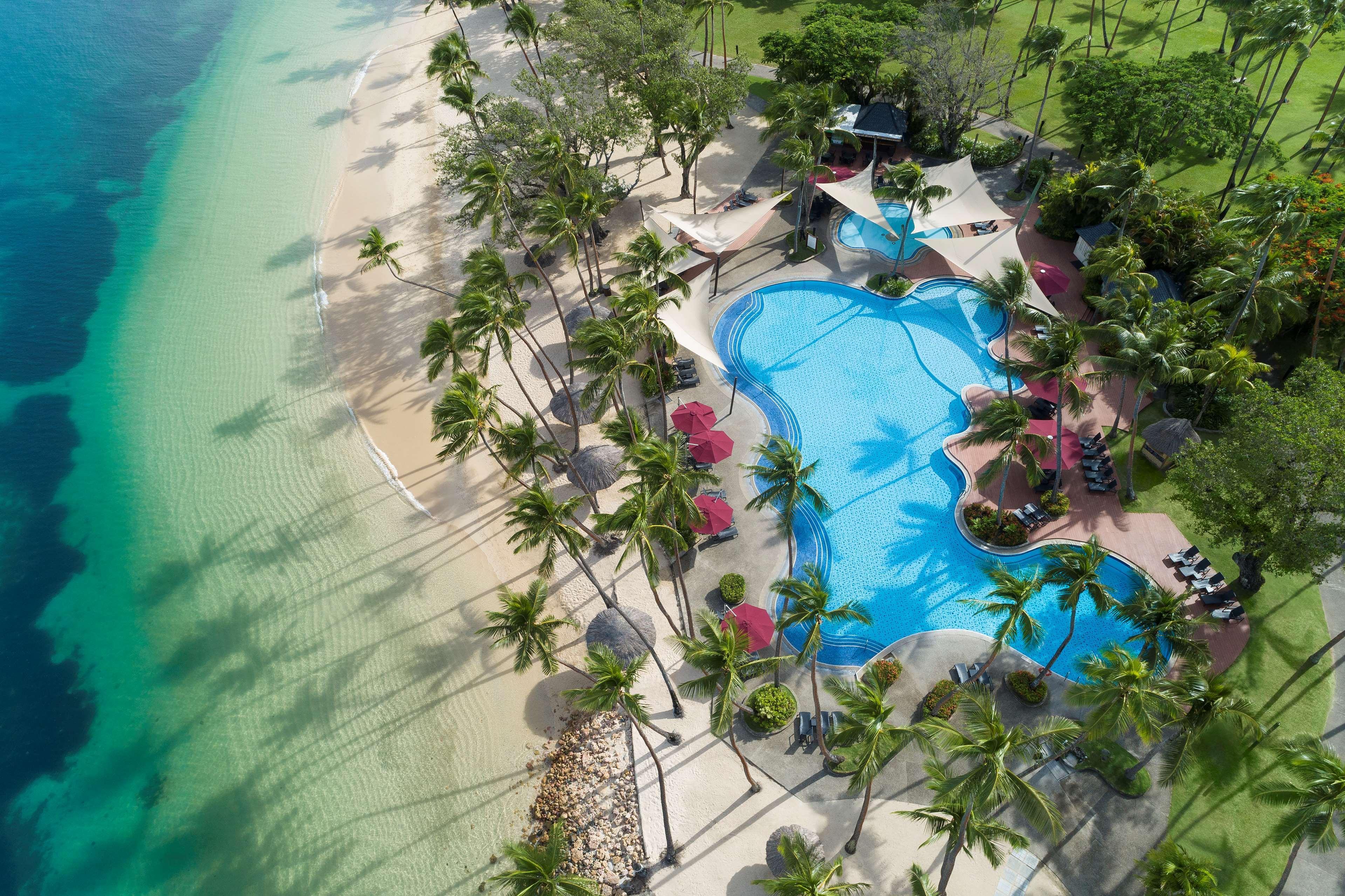 Shangri-La Yanuca Island, Fiji Voua Exterior photo Aerial view of the pool